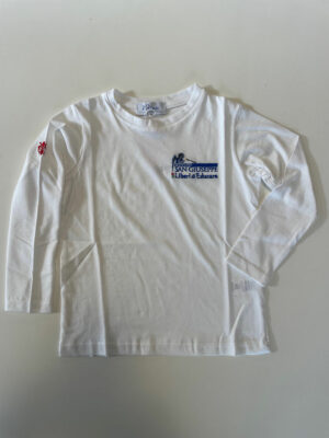 T-shirt Manica Lunga Bianca 100% Cotone