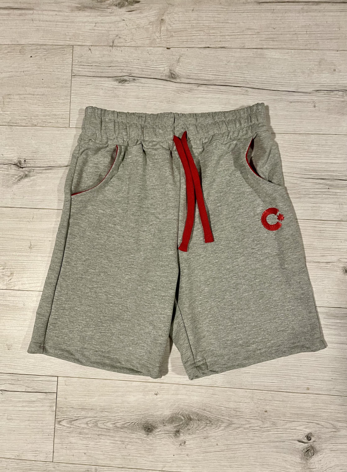 Short Jersey Grigio 100% Cotone